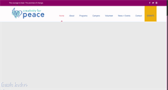 Desktop Screenshot of creativityforpeace.com